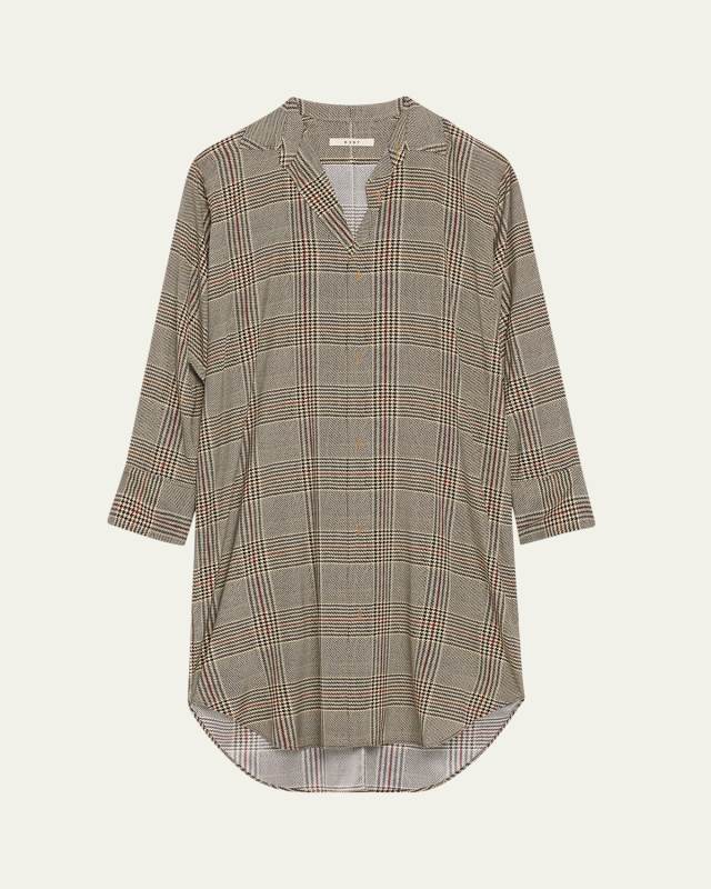 Plaid Shirtdress